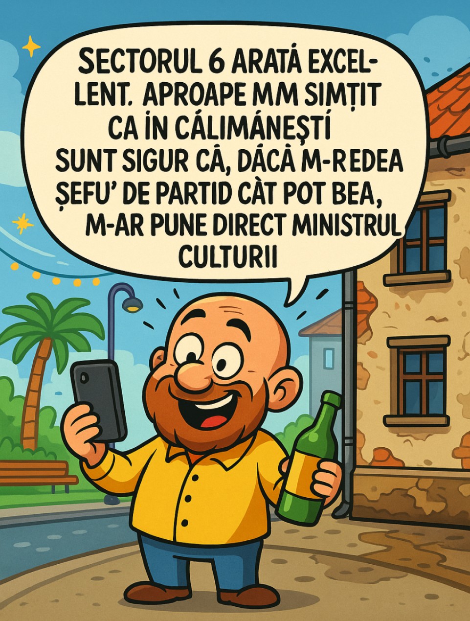 Piticel, ANAListul politic cu dopul scos